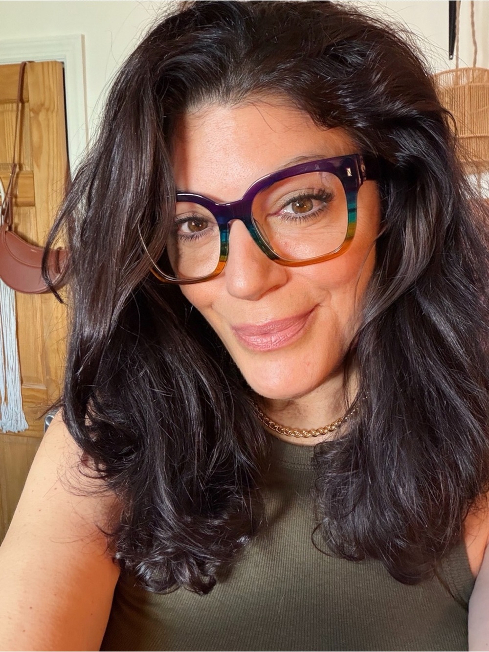 New Zelool Scicluna Oversized Eyeglasses Frames NWT Rainbow 🌈